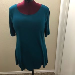 Teal A-line Tunic